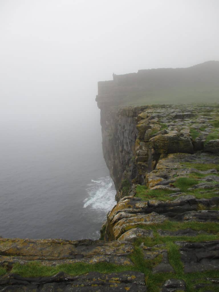 Dun Angus prehistoric stone fort, Inis Mor, Aran Islands, Ireland