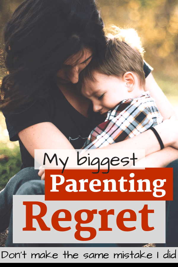 My biggest parenting regret