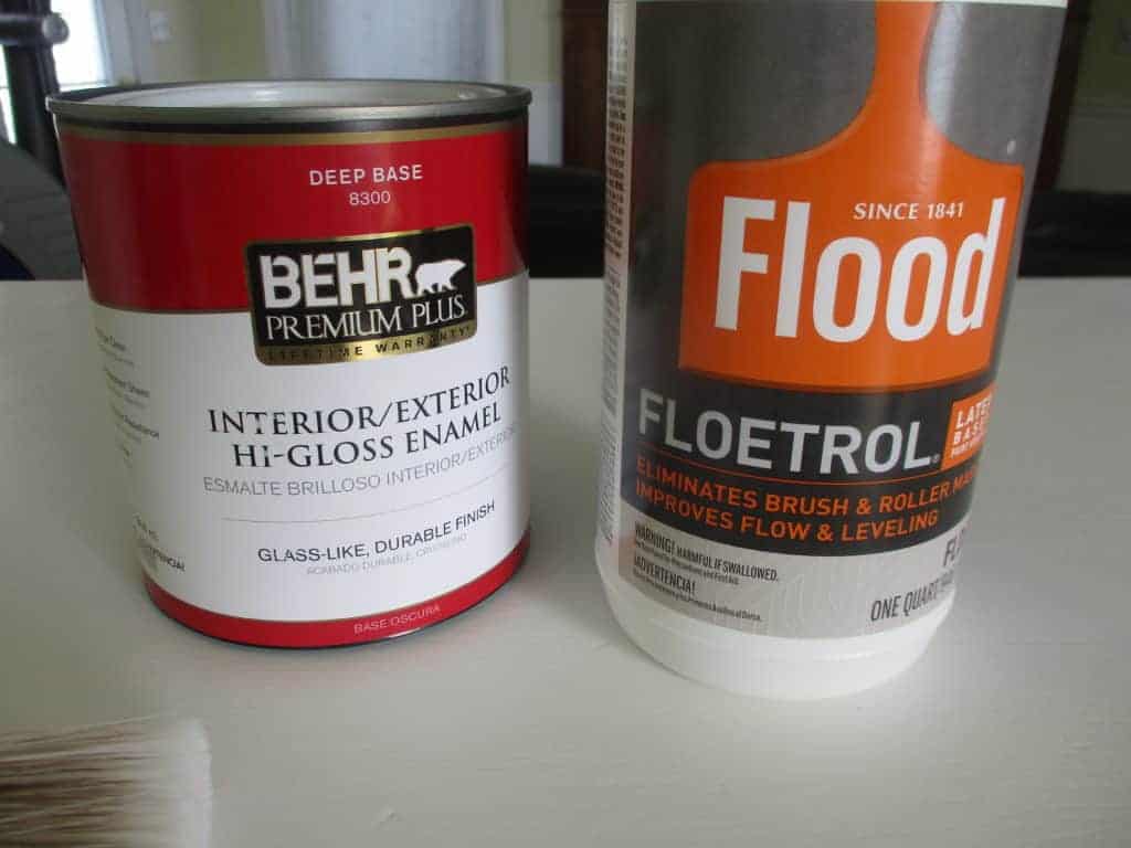 Floetrol gives you a smooth paint finish