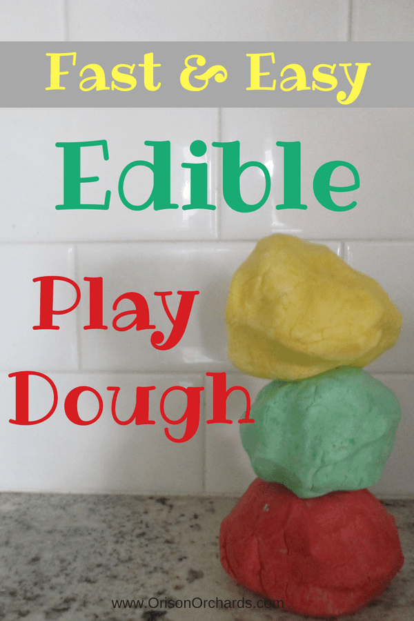 Fast and Easy, Edible Play Dough