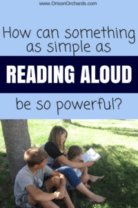Read aloud as a family