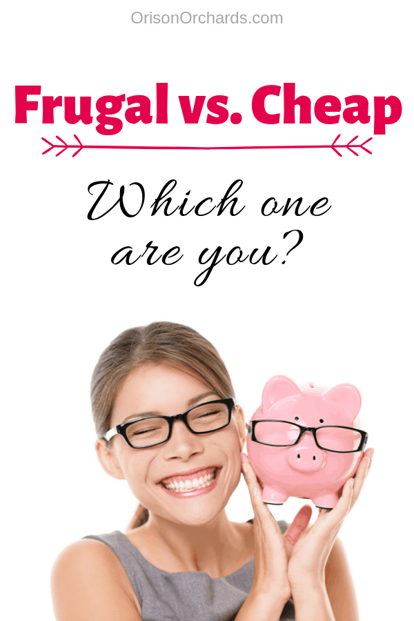 frugal vs. cheap