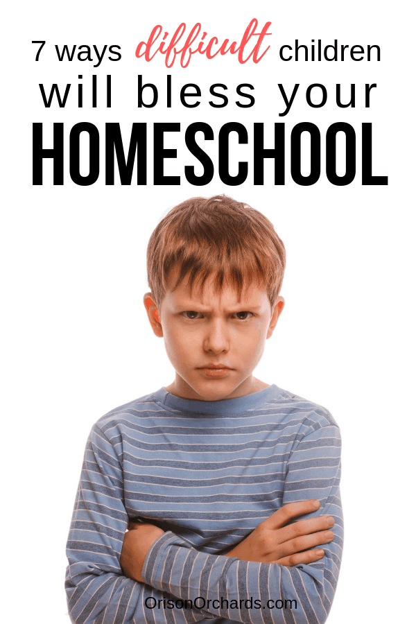 7 Ways Difficult Children are a Blessing to your Homeschool