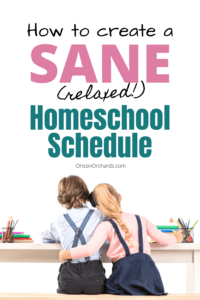 Homeschool Schedule