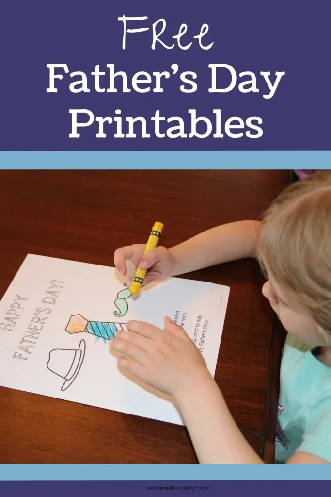 Father's Day free printables
