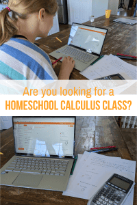 homeschool Calculus class